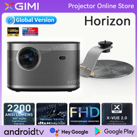 XGIMI Horizon проектор HD 1080P Global Version portable Projector 2200 Ansi Android TV 10.0 Home Theater Dual 8W Speakers