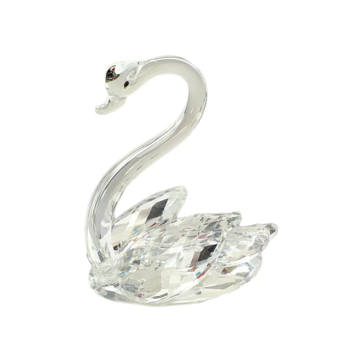 

Creative Crystal Swans Ornaments Desktop Decoration Miniature Gift Diamond Swans Crafts Small Statue Elegant