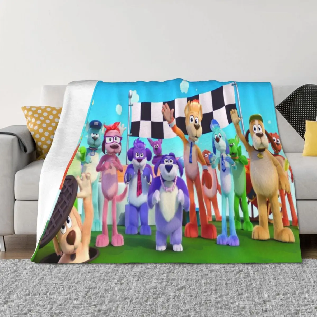 

Go, Dog. Go! (tv series) go dog go cartoon animated go dog costume for kids Throw Blanket funny gift Blankets