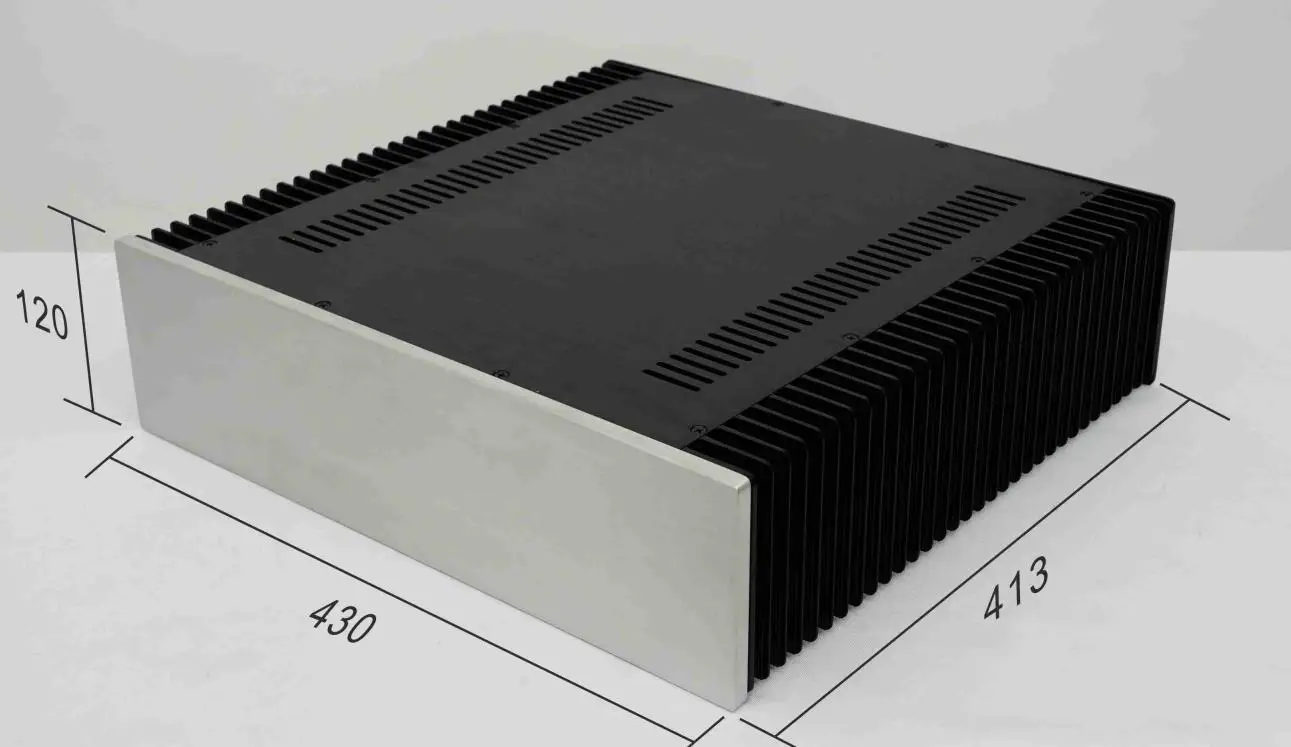 

BZ4312L Full Aluminum Enclosure Both sides heatsink /power amplifier box/chassis
