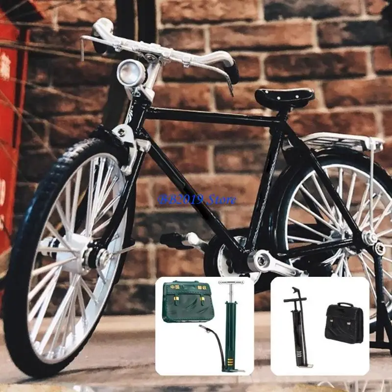 

Q0KB Puzzle Postal Bicycles Alloy Miniature Retro Display Model For Collectors And Home Decor