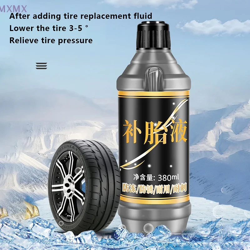 NEW 380ML Car Motorcycle Tire Sealant Non-destructive Fast Flat Tire Repair Kit For Small Medium Wheeled Tire Sealant Liquid