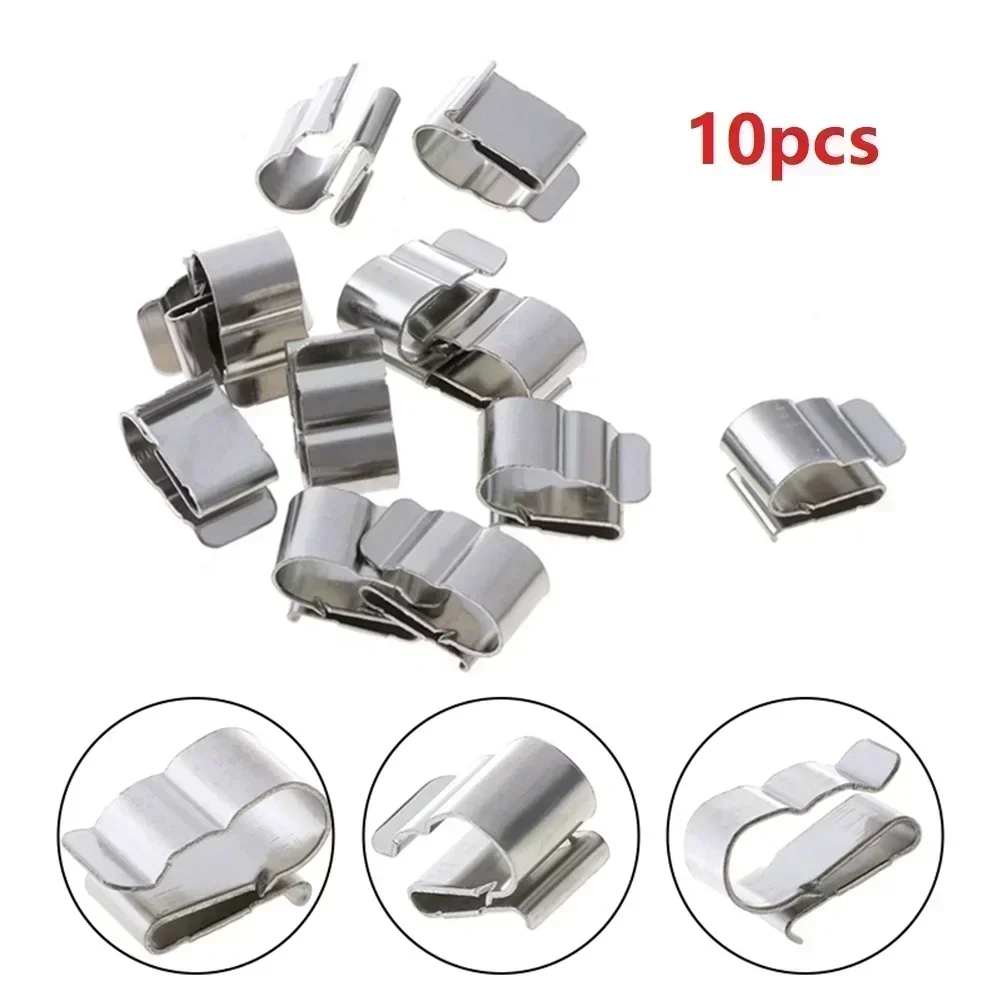

Stainless Steel Solar Panel Cable Clamp 10/50 Pcs PV Cable Clamp Wire Fastener Clamp Manager 0.79X0.49X0.24in Solar Cable Clip