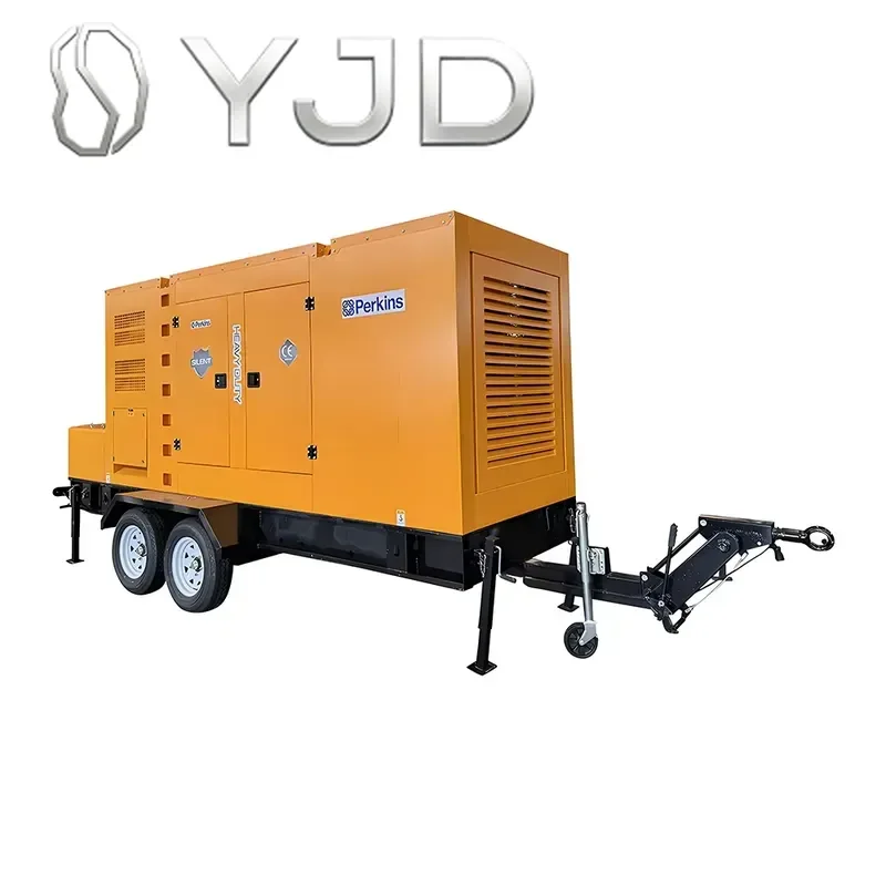 Weichai Heavy Silent Type Utility Trailer Auto Start Durable Steel Frame Easy Hitch Towing System