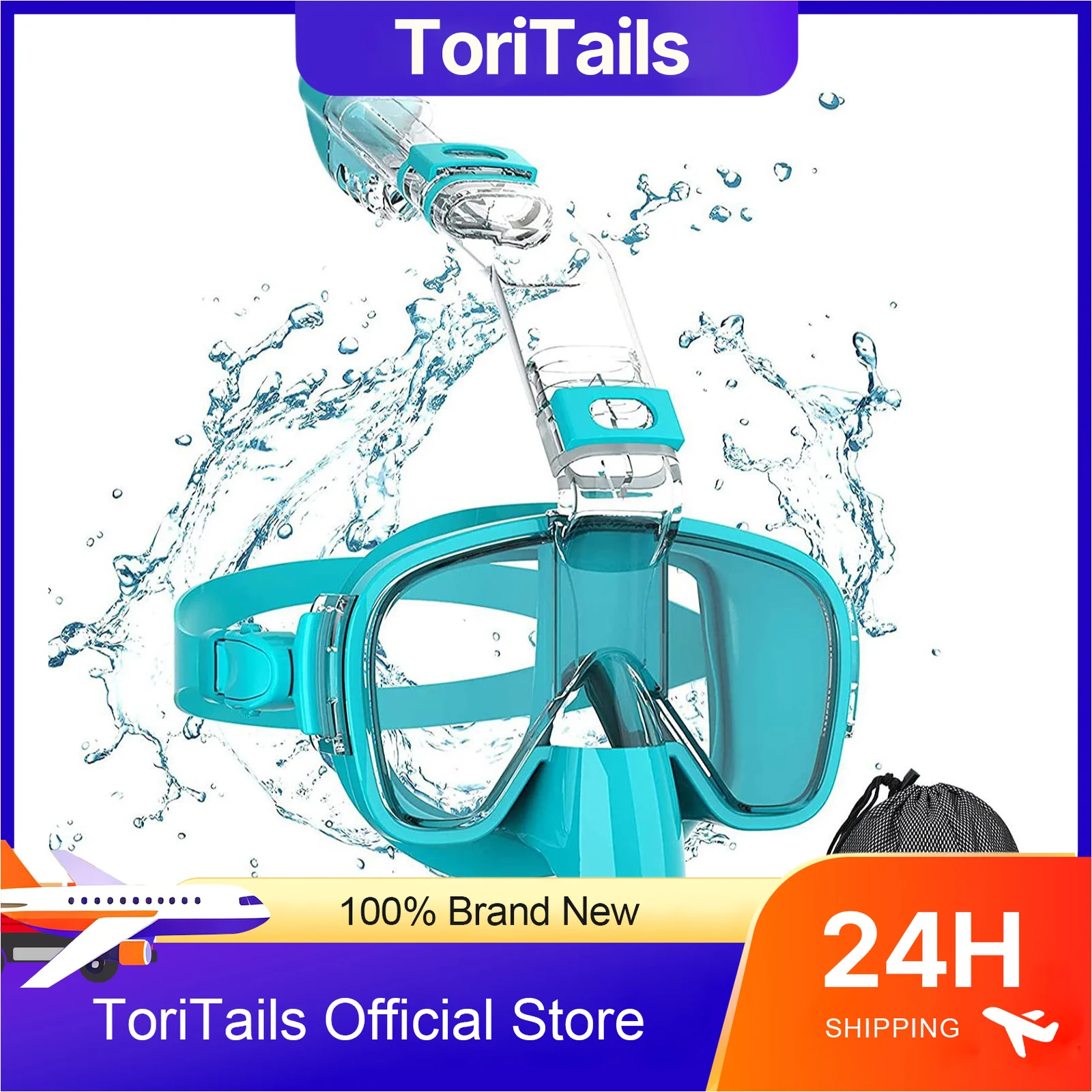 Zestaw do snorkelingu pod wodą – Respirator Half Face recenzja i cena