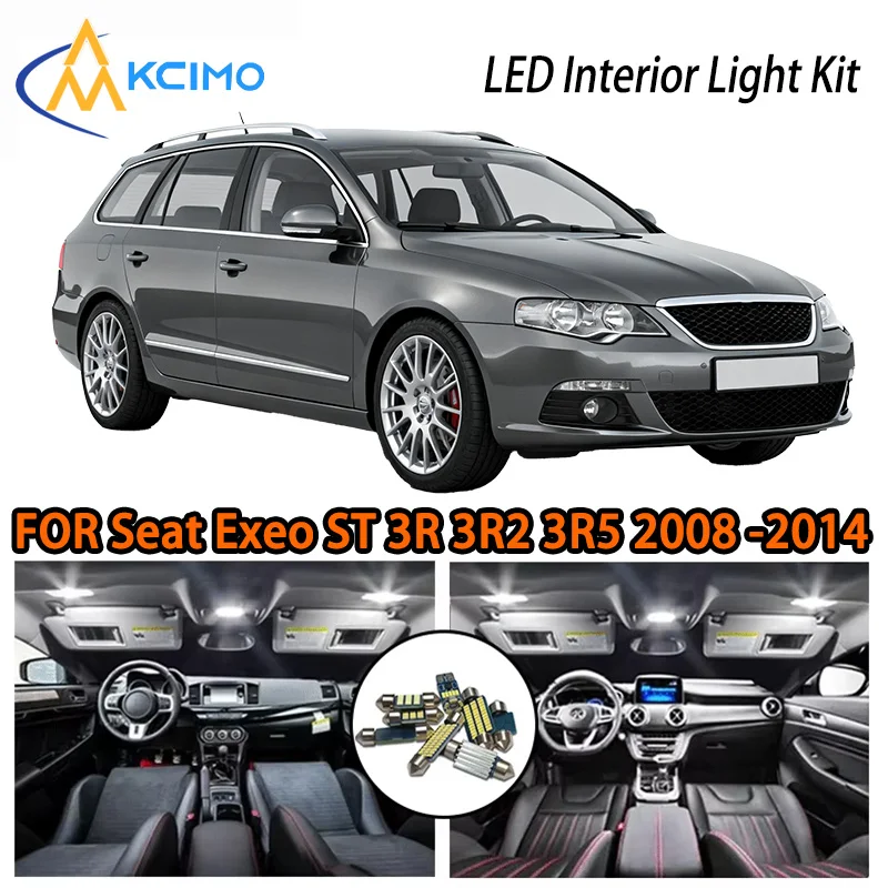

KCIMO For Seat Exeo ST 3R 3R2 3R5 2008-2014 LED Lights, Euro-Sport Estate Glow, 2 Options, Premium Quality