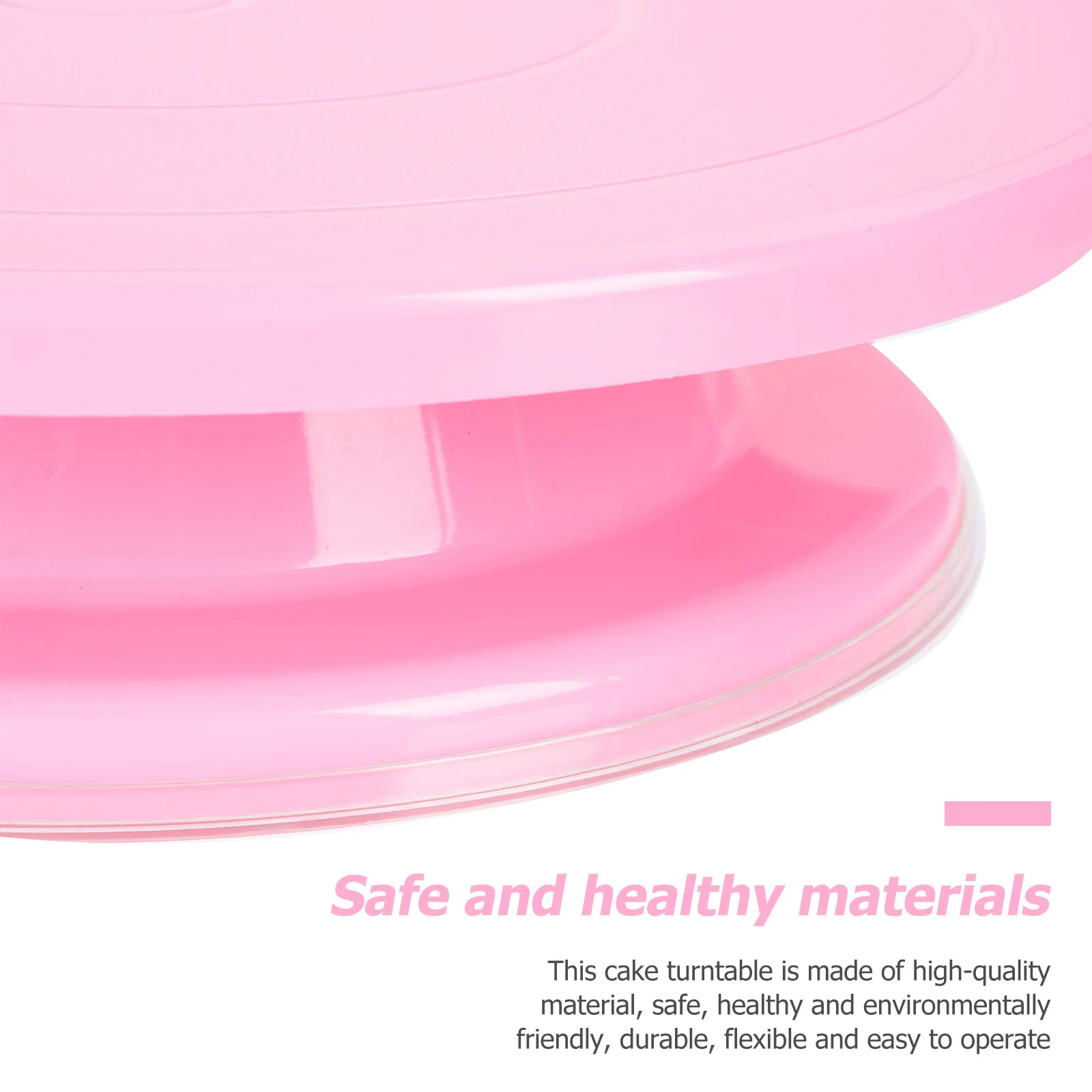 

1pc Rotating Turntable Baking Accessory Smooth Decorating Tool Creative Cake Making Platform Stable Workbench