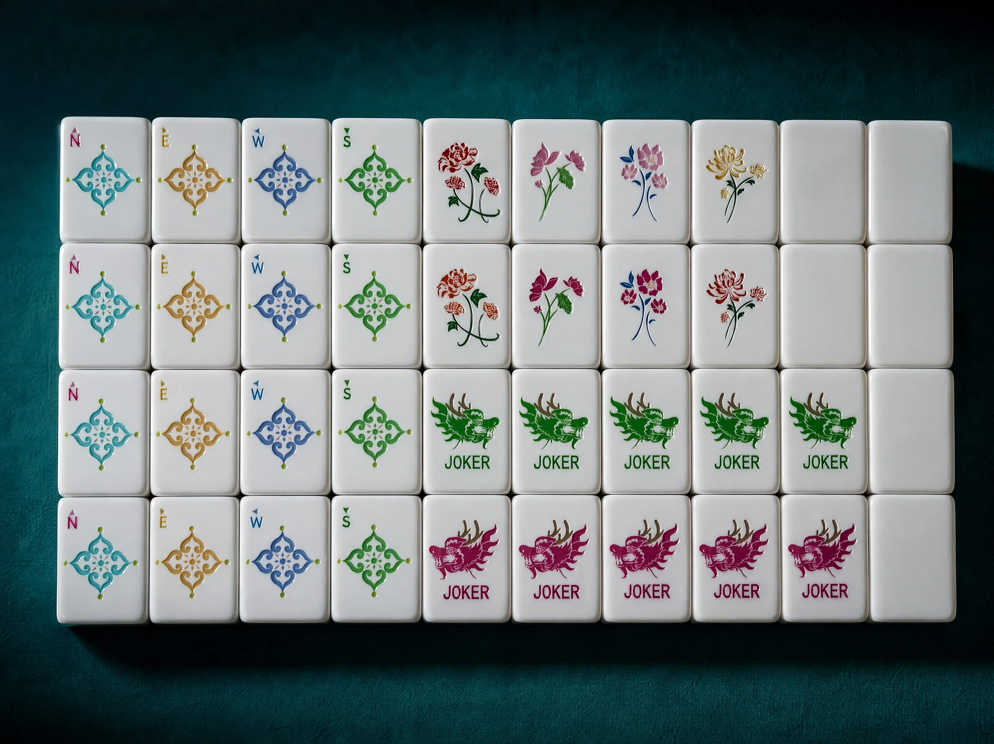Premium Purple Acrylic American Mahjong Tiles Tile Set Crystal Style Decorative Collectible Game Gift for Adults