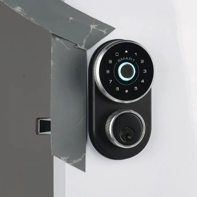 

z Fingerprint Deadbolt Lock Alexa Google Lock Digital