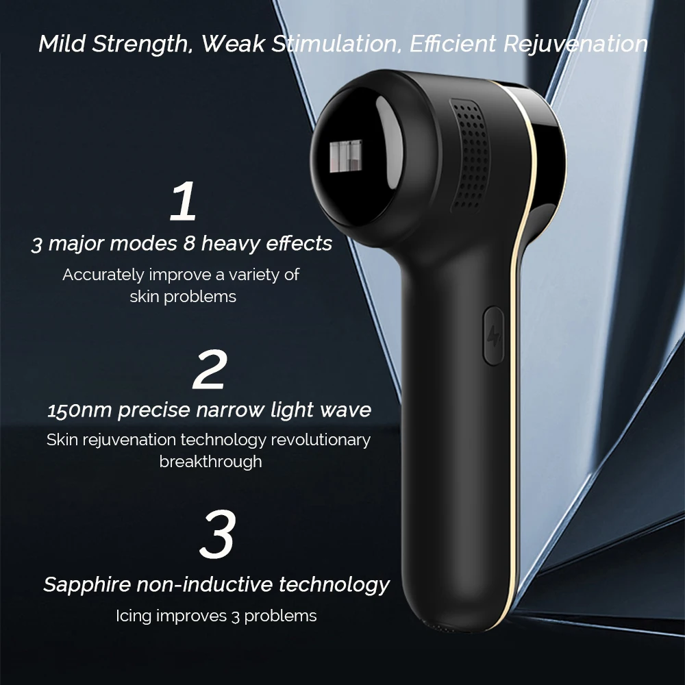 DPL Instrumento de beleza para rejuvenescimento da pele, cuidados com o gelo, manchas desbotadas, brilho facial, fóton, reparação da pele, spa, uso doméstico, ferramenta de beleza