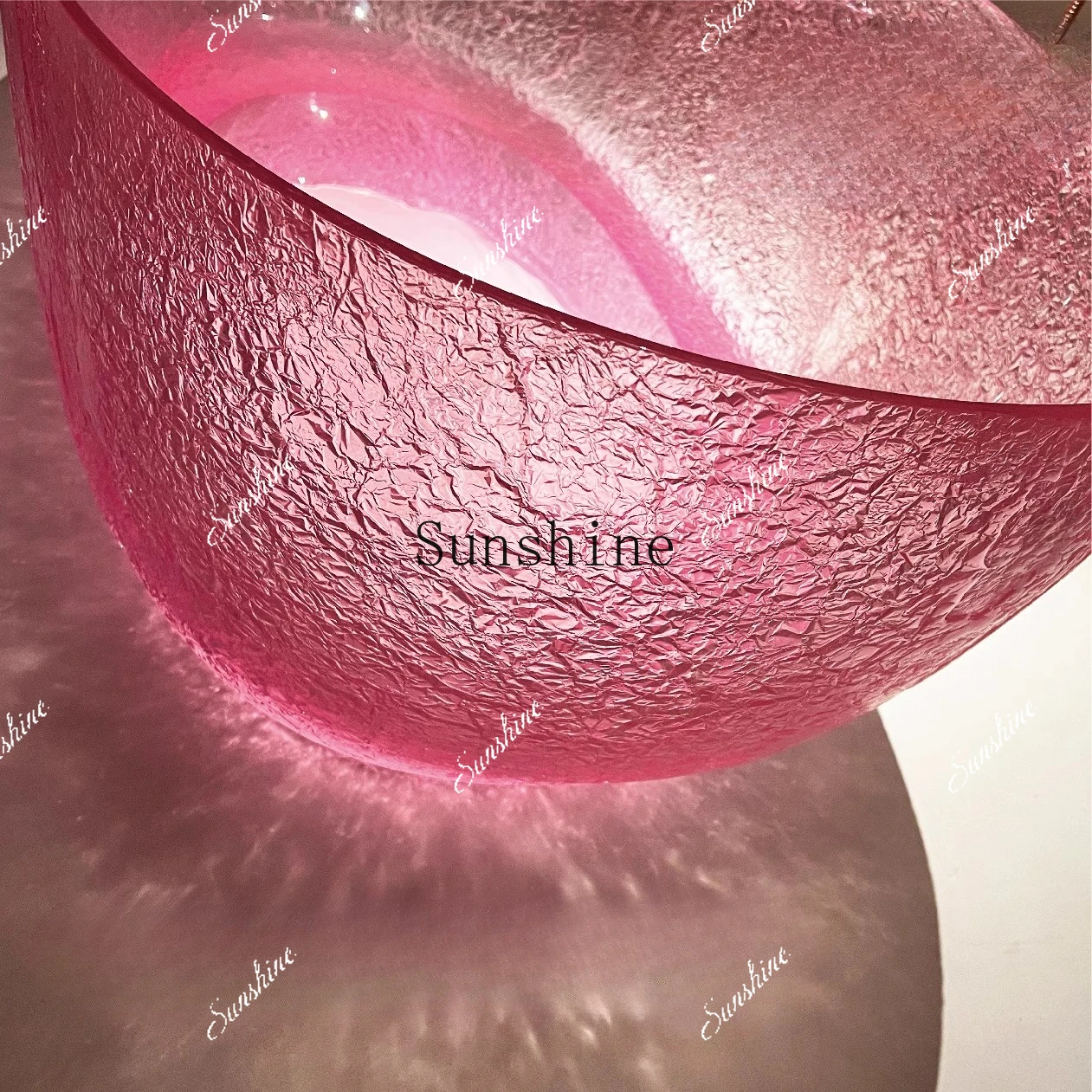 Natural resin crystal bathtub hand-polished craft crystal bathtub  FT