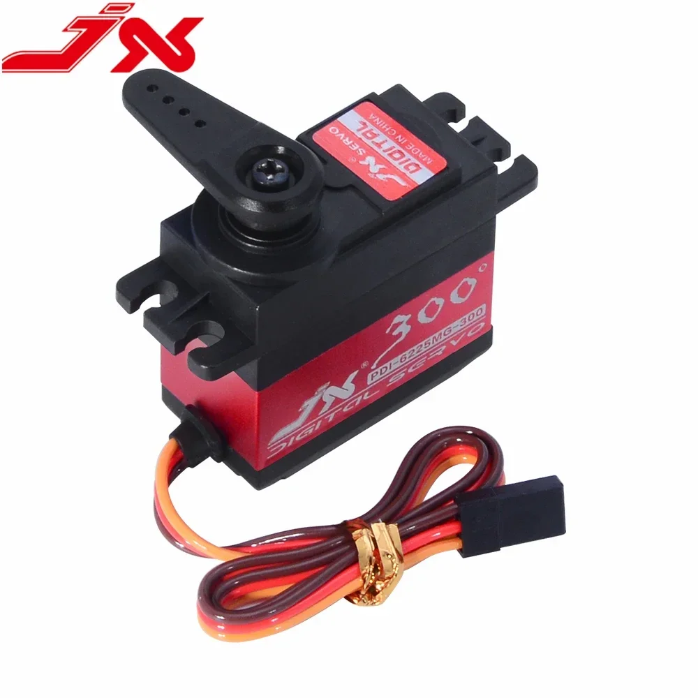 

JX PDI-6225MG-300 ° 300 градусов, 62 г, 25 кг, 4,8-6 В, 0,21 сек, высокоточный цифровой сервопривод с металлической шестерней для радиоуправляемых автомобилей, рука робота, самолета