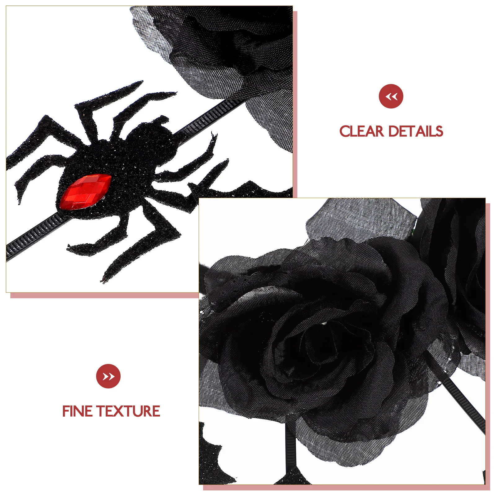 

Headband Spider Halloween Headpiece for Women Accessories European American Headbands Black Women's