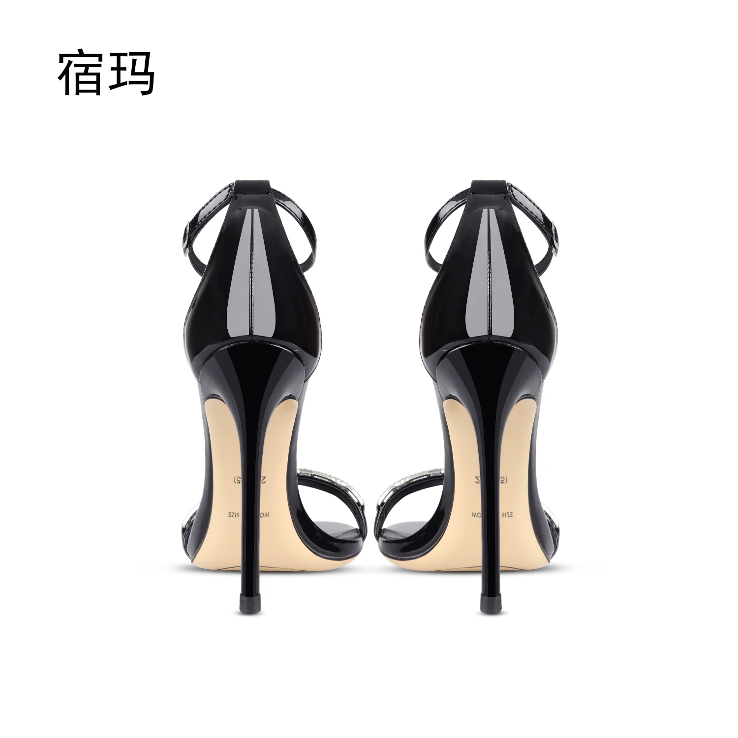 2022 Women Gladiator Sandals Shoes Summer Rhinestone Lady Pumps Genuine Leather High Heels Party Prom Shoes Evening Dress Shoes