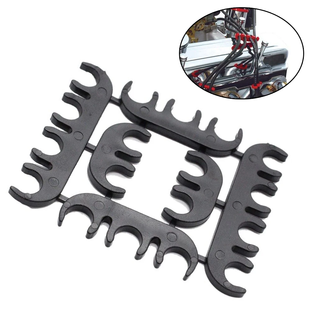 Universal Separator Loom Clip Lead Separator Clamp Spacers For 7mm 8mm For Spark Plug Wires Separator Loom Clip