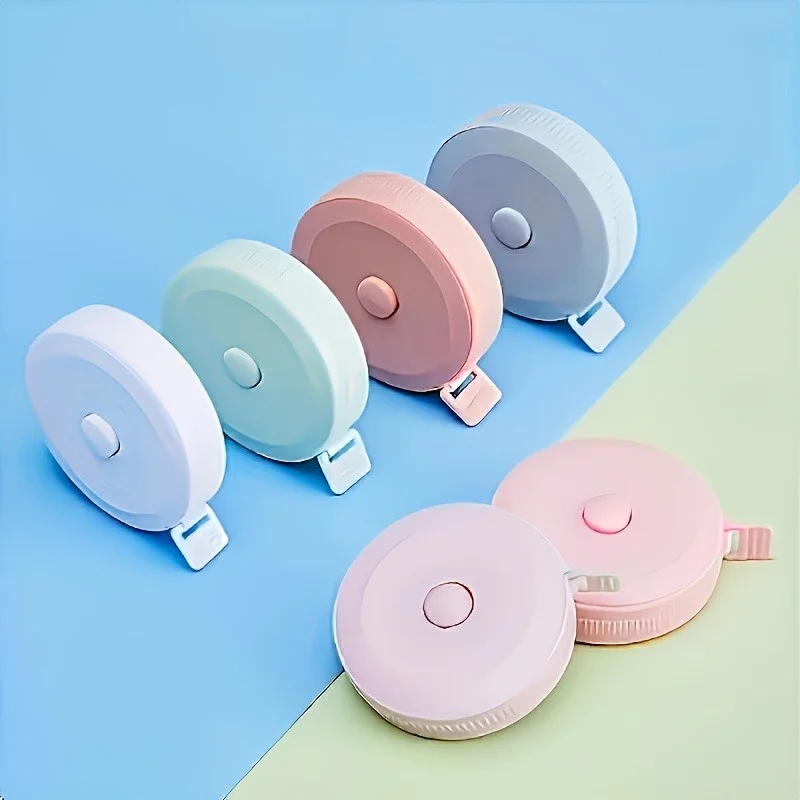 Sewing Tape Measure Dual Sided Retractable Ruler with Push Button Ruler for Weight Loss Medical Body Measurement Tailor Tool