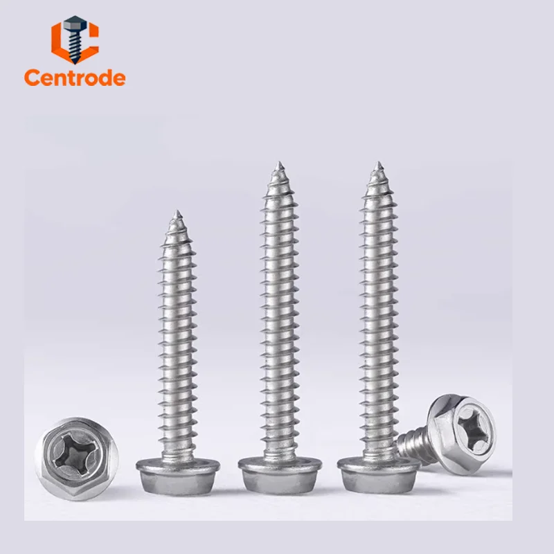 

Саморезы CRFH Ex с шестигранной головкой из нержавеющей стали 304, с шайбами M3, M4-M6