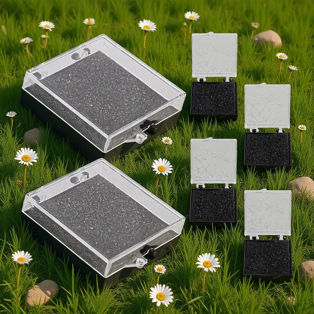 

Набор из 6 штук: Прозрачный органайзер для значков и брошей, настольный контейнер для хранения ювелирных изделий и булавок