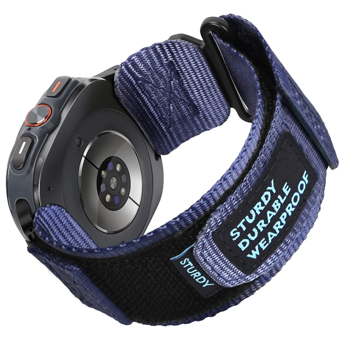 The 47mm Woven Strap Is Compatible with The Samsung Galaxy Watch Ultra (2024、2025 Models) and Features a Men’s Nylon Loop Strap