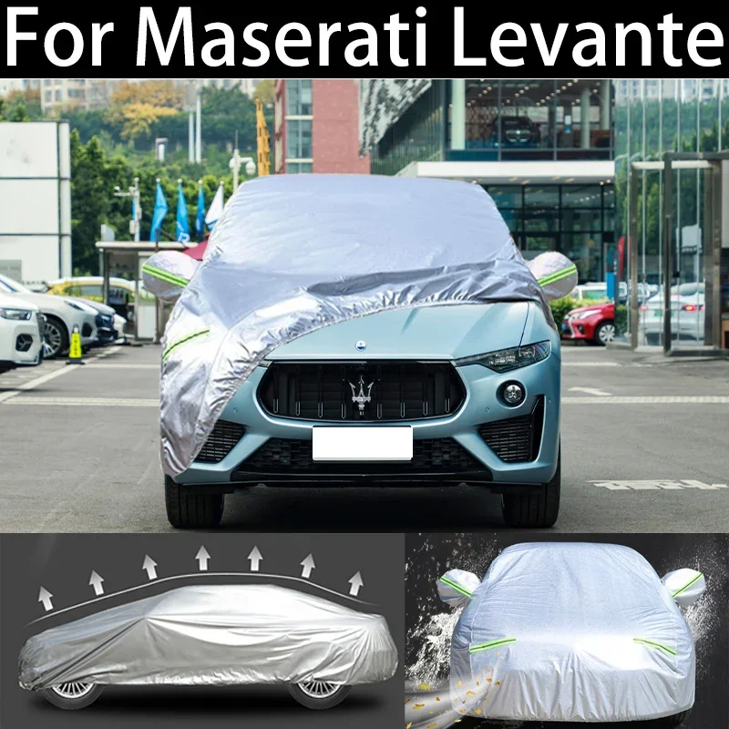 

For Maserati Levante car Cover Dustproof Outdoor Indoor UV Snow Resistant Sun rain Protection waterproof hail cover for car