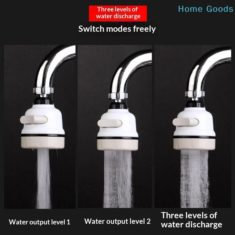 3 Modes Universal Kitchen Faucet Adapter 360 Rotation Faucet Filter Extenders Kitchen Gadgets Spray Water Saving Tap Nozzle
