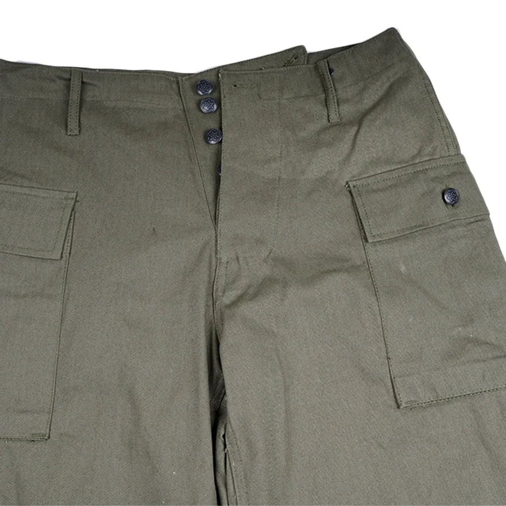 WWII WW2 US ARMY MARINE CORPS HBT UNIFORMS PANTS OUTDOOR TROUSERS GREEN
