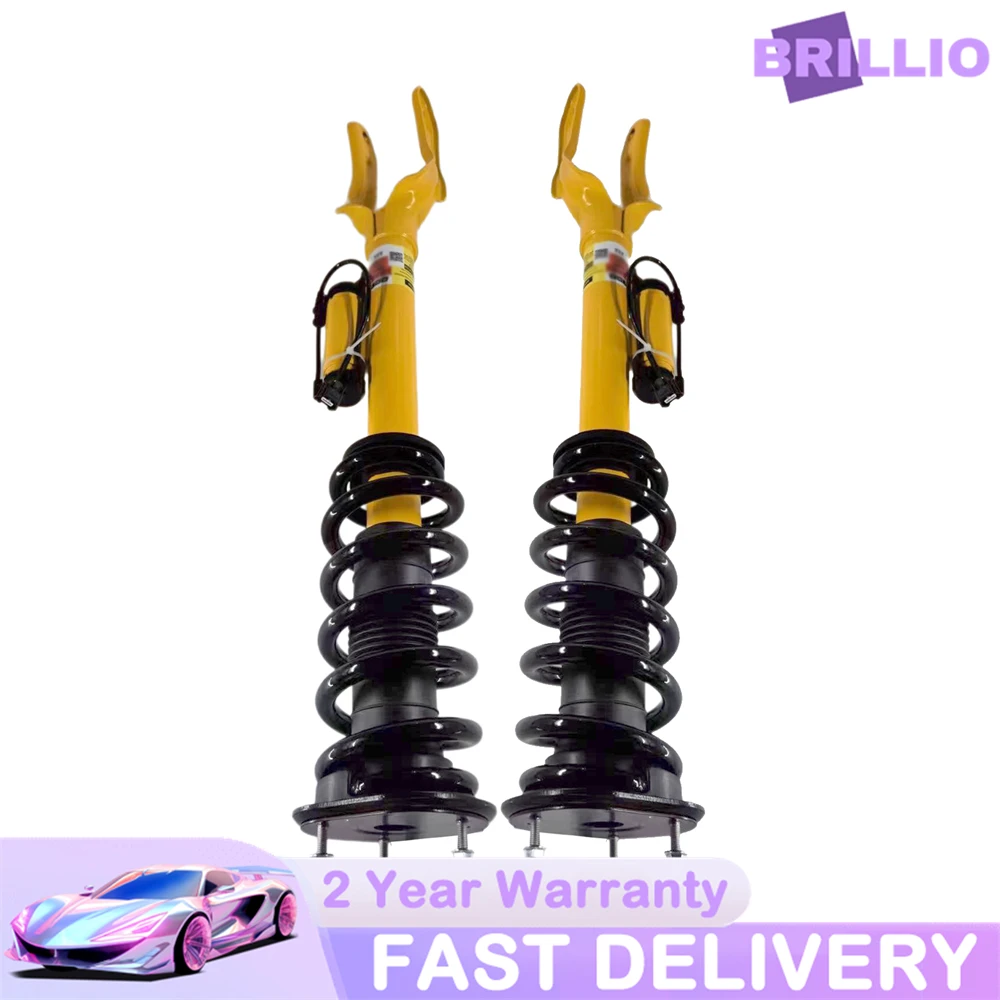 

1 пара передних амортизаторов, пружинная стойка в сборе, электрическая 68139497AC для Jeep Grand Cherokee Overland SRT SRT8