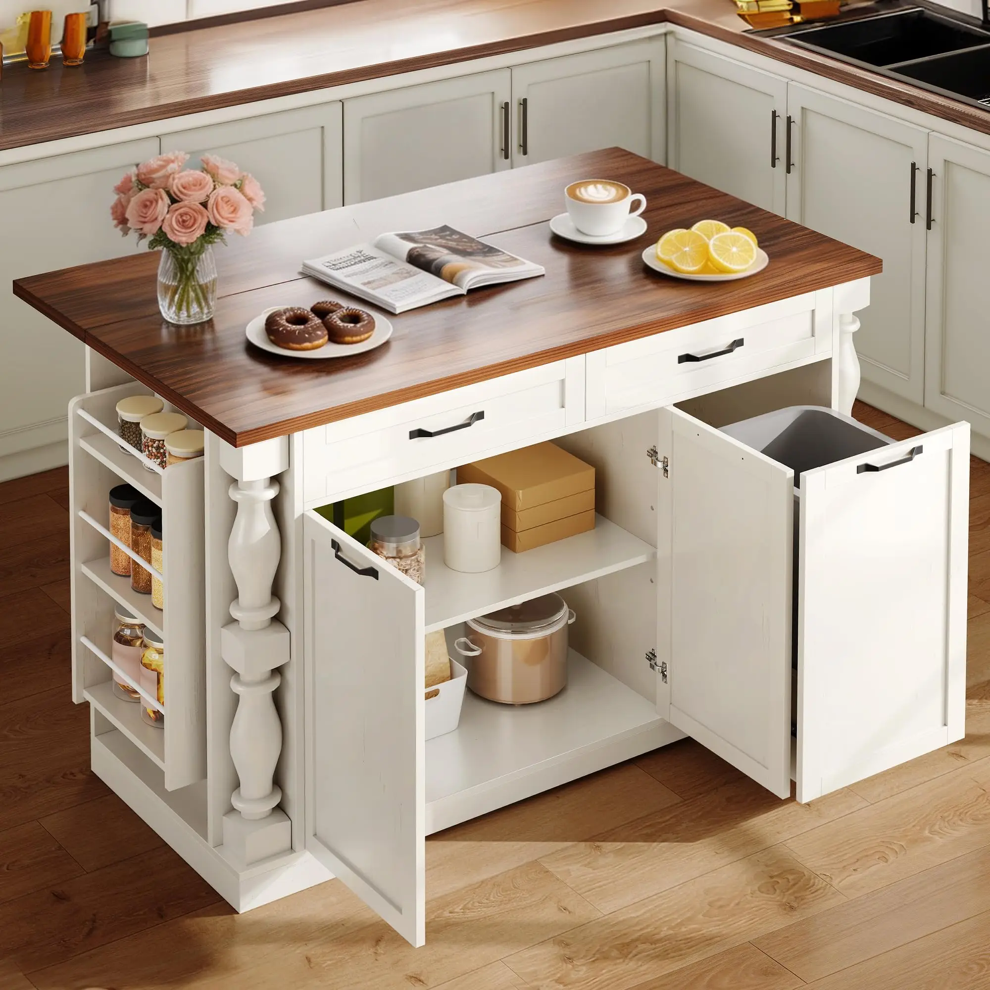 Kitchen Island on Wheels, 48