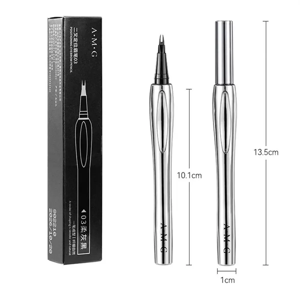 New Natural Water Eyebrow Pencil Sweat-proof Waterproof Lasting Eyebrow Pencil Make-up Not Easy To Faint Binary Eyebrow Pencil