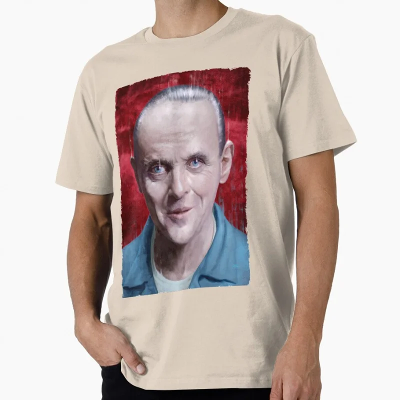 Dr Lecter 80s Horror movie Hannibal 1218 Scary Halloween Gift t shirt for man Cannibal Graphic clothes All size tops S-6XL