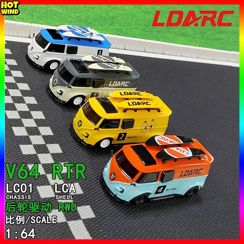 

Ldarc Radian V64 Rtr Remote Control Car 1:64 Mini Micro Simulation Rc Model Bread Racing Car Toy 4 Colors Available