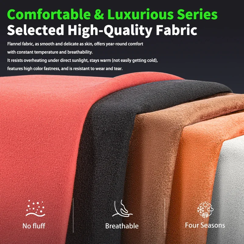 Car Seat Mats For Tesla ‌Model 3 Model Y Model X Model S Cybertruck‌ Flannel Back Seat Pad Protector Covers Cushion Accessories - view 6