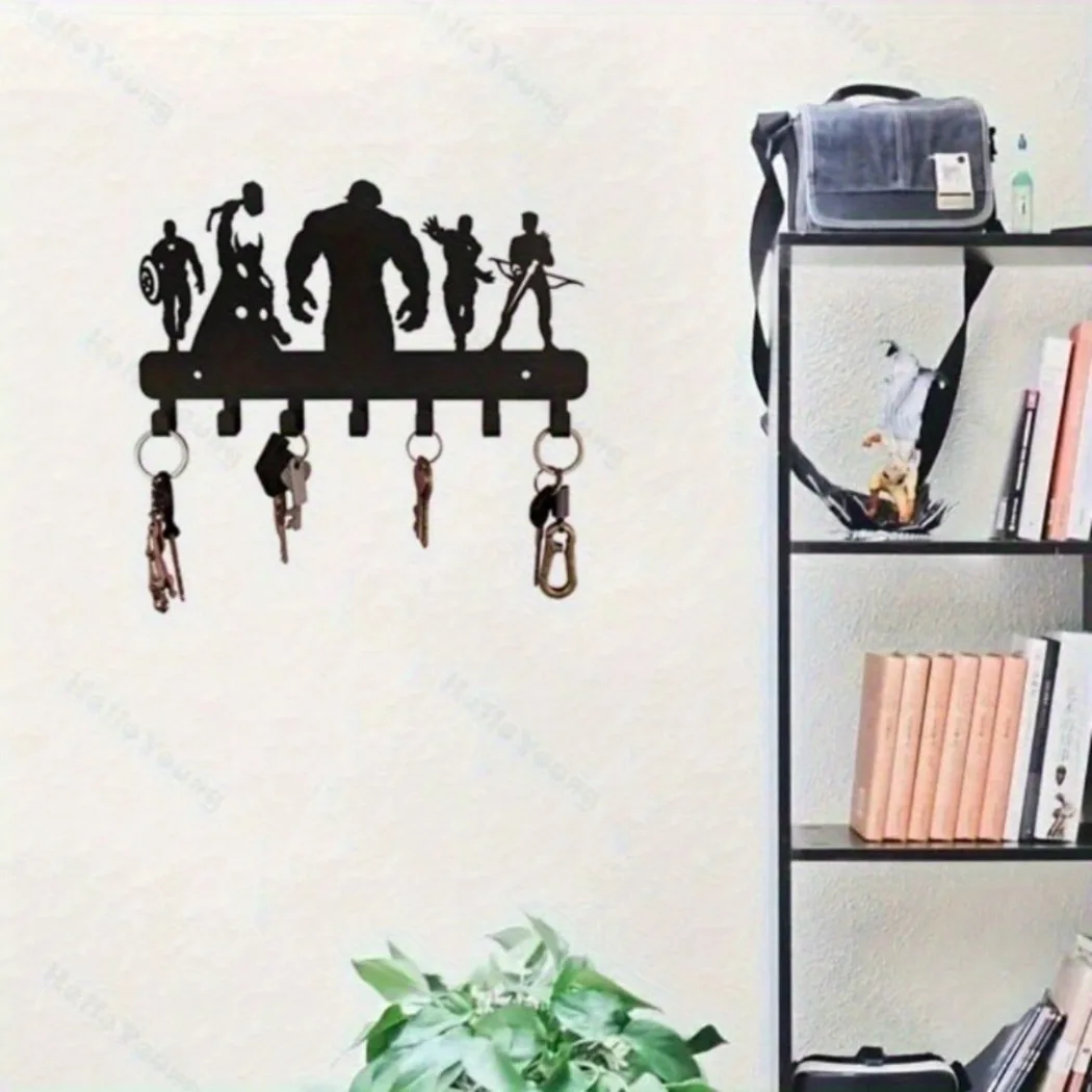 1 Stück atemberaubender Wandhaken aus schwarzer Legierung. Vielseitig einsetzbar für Wohnzimmer und Schlafzimmer.