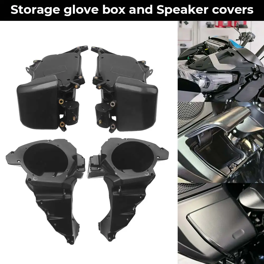 

Inner Fairing Speaker Covers/Inner Fairing Storage Glove Box ABS plastic For Harley Touring Road Glide FLTRX 2024-26 Motorcycle
