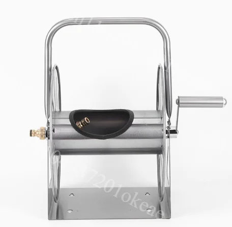 Stainless Steel Garden Hose Reel Storage Set, Household Watering Hose Organizer for Flower Watering & Bonsai Care