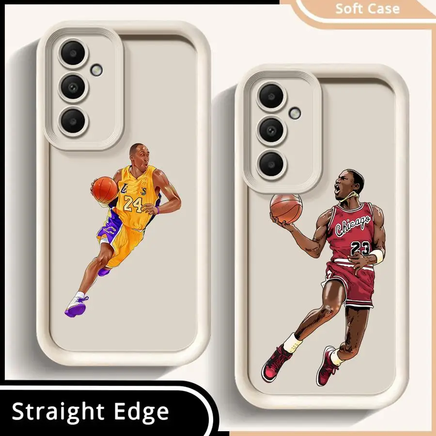 Basketball Super Star Phone Case for Samsung Galaxy A15 A25 A71 A35 A55 A72 A51 A73 A52 A54 A52s A53 5G Silicone funda