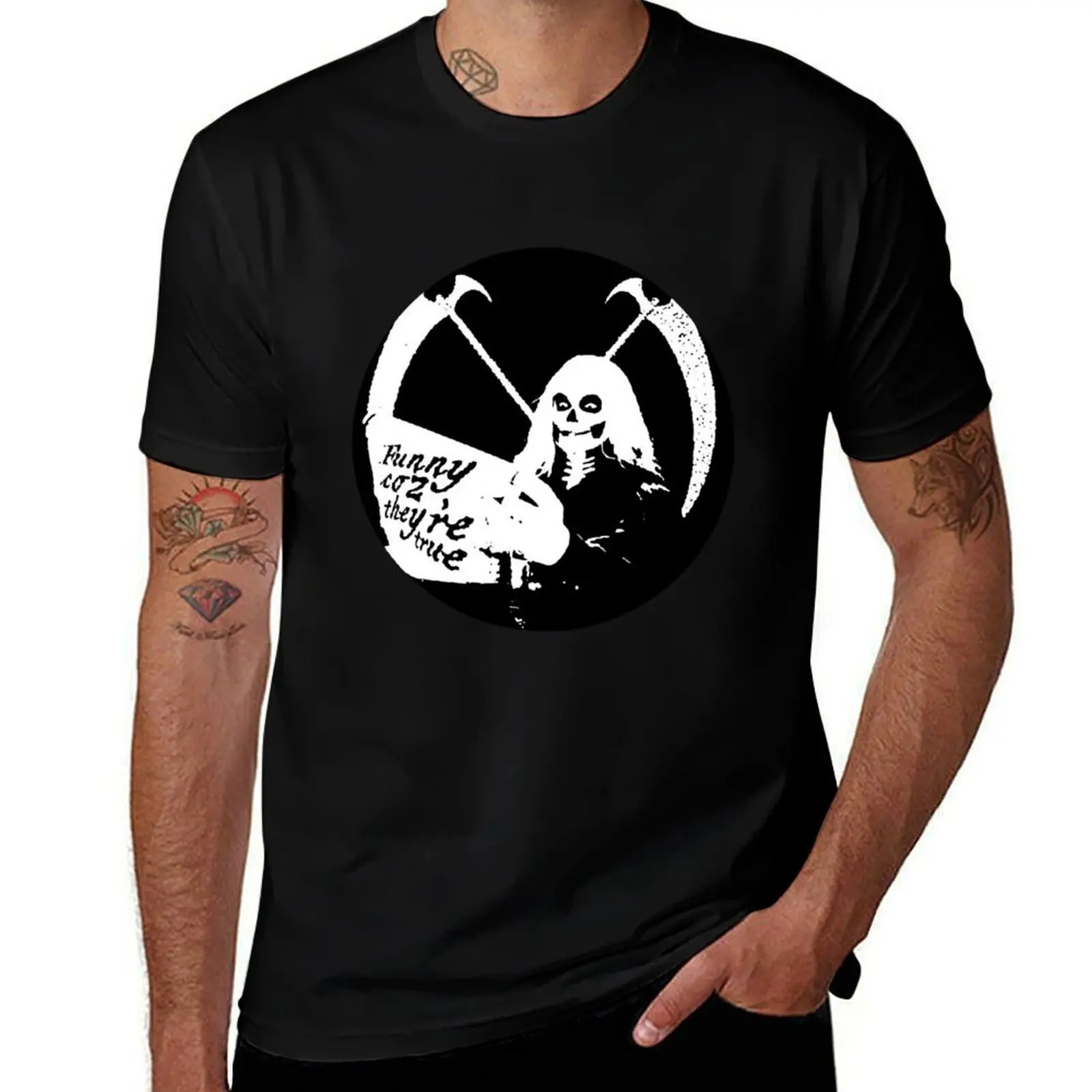 

t Deaths (large image) T-Shirt man Stupid pack t tshirt shirts man funny shirt cotton