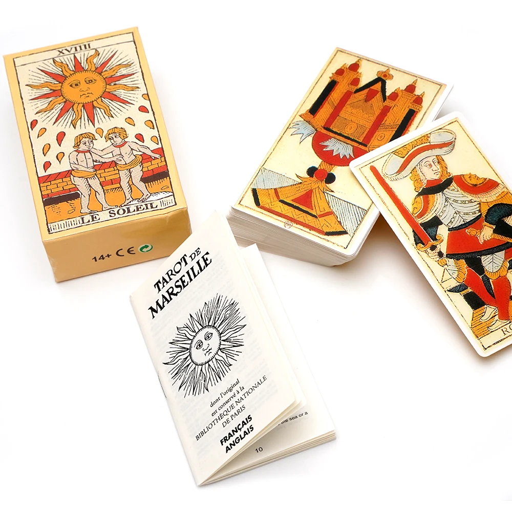 2025 New Tarot de Marseille de Conver 78 Lames booklet French 78 cards of the Tarot de Marseille published