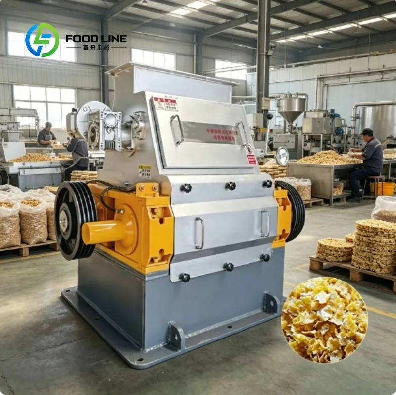 Heavy Duty Cereal Making Equipment for Food Production Lines Oatmeal, Cornflakes, and Breakfast Grain Products