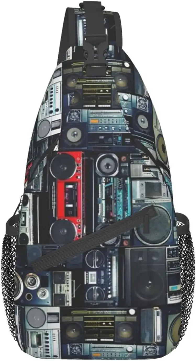 

Ретро рекордеры, сумка через плечо, кассеты, рюкзак на слинге, рюкзак, повседневный рюкзак, походная сумка, ретро-рюкзак, сумка