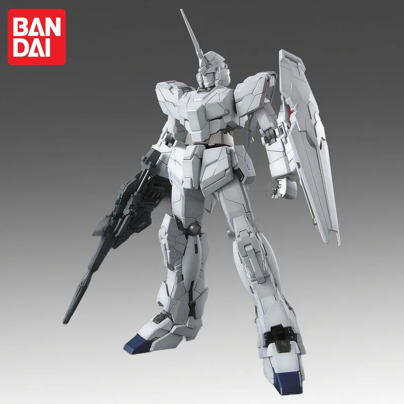 

In Stock Bandai Original Mg 1/100 Mg-gundam Unicorn Gundam Action Figure Model Doll Brand New Boxed Anime Characters Toys Model