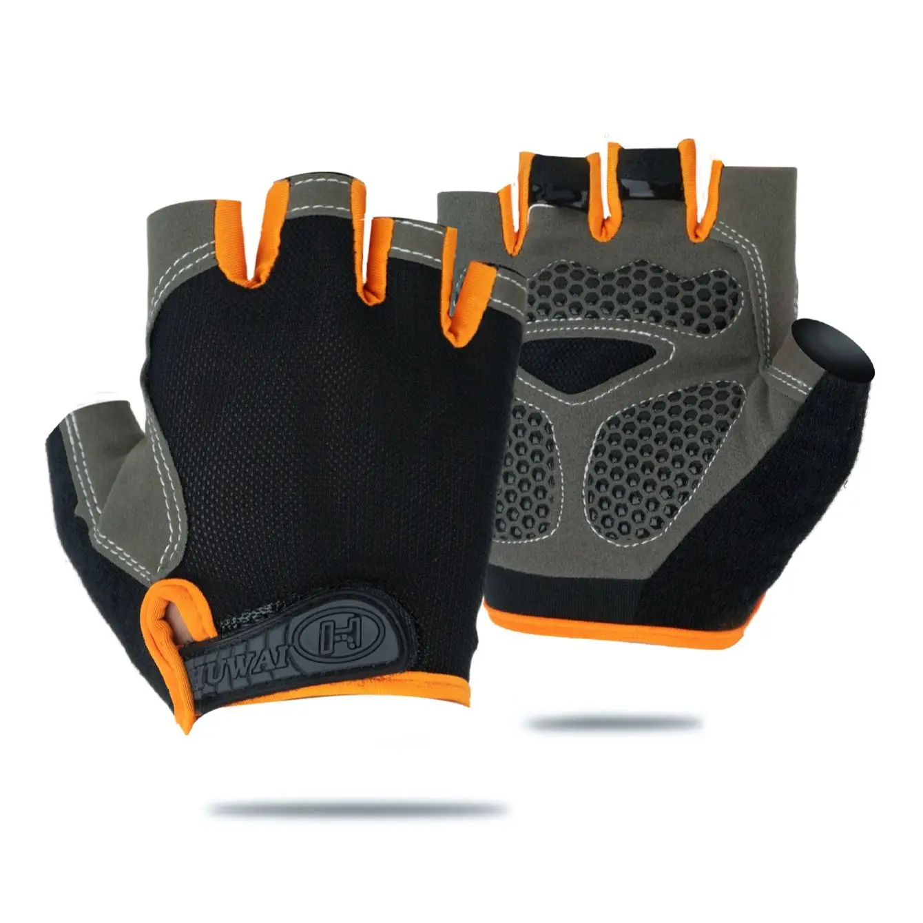 1 paar Radfahren Handschuhe Atmungsaktive Anti-slip Halb Finger Mtb Road Fahrrad Handschuhe Schock-Absorbieren Sonnencreme Fitness Fahrrad Handschuhe