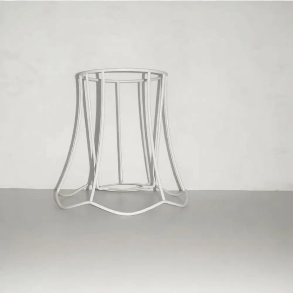 Sturdy Iron Wire Lampshade Frame For DIY Lighting E27 Socket Base Support For Creative Weaving And Resin Art Craft Tools