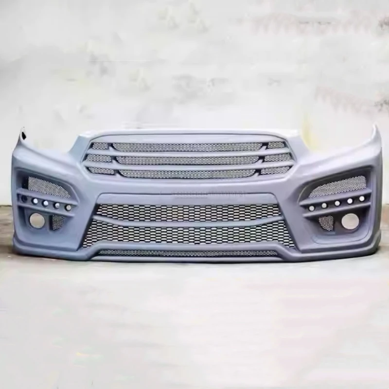 

Передний бампер с решеткой лампочки для Mazda CX-5 2013-2015, модифицированный новый стиль, комплект переднего кузова автомобиля, неокрашенный бампер