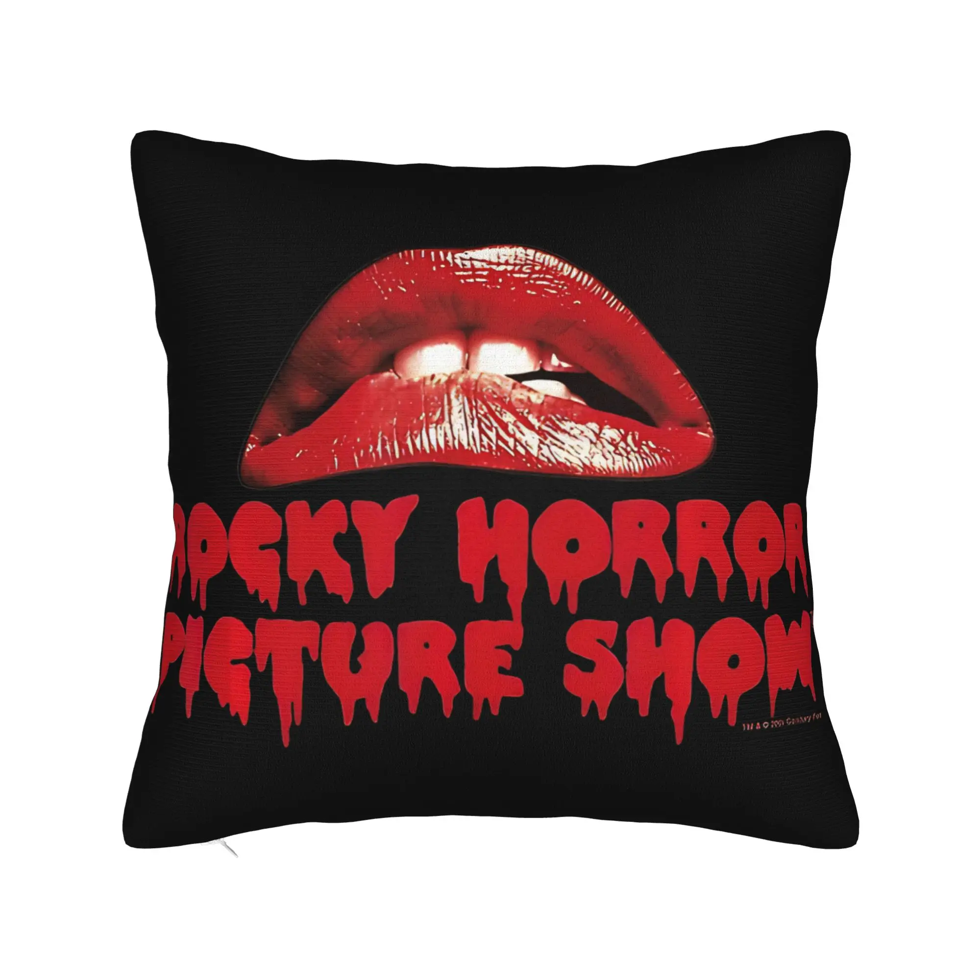 The Rocky Horror Picture Show Lips Logo Pillow Case  Comfy Pillow Cover Retro Trendy Pillowcases For Living Room Chair