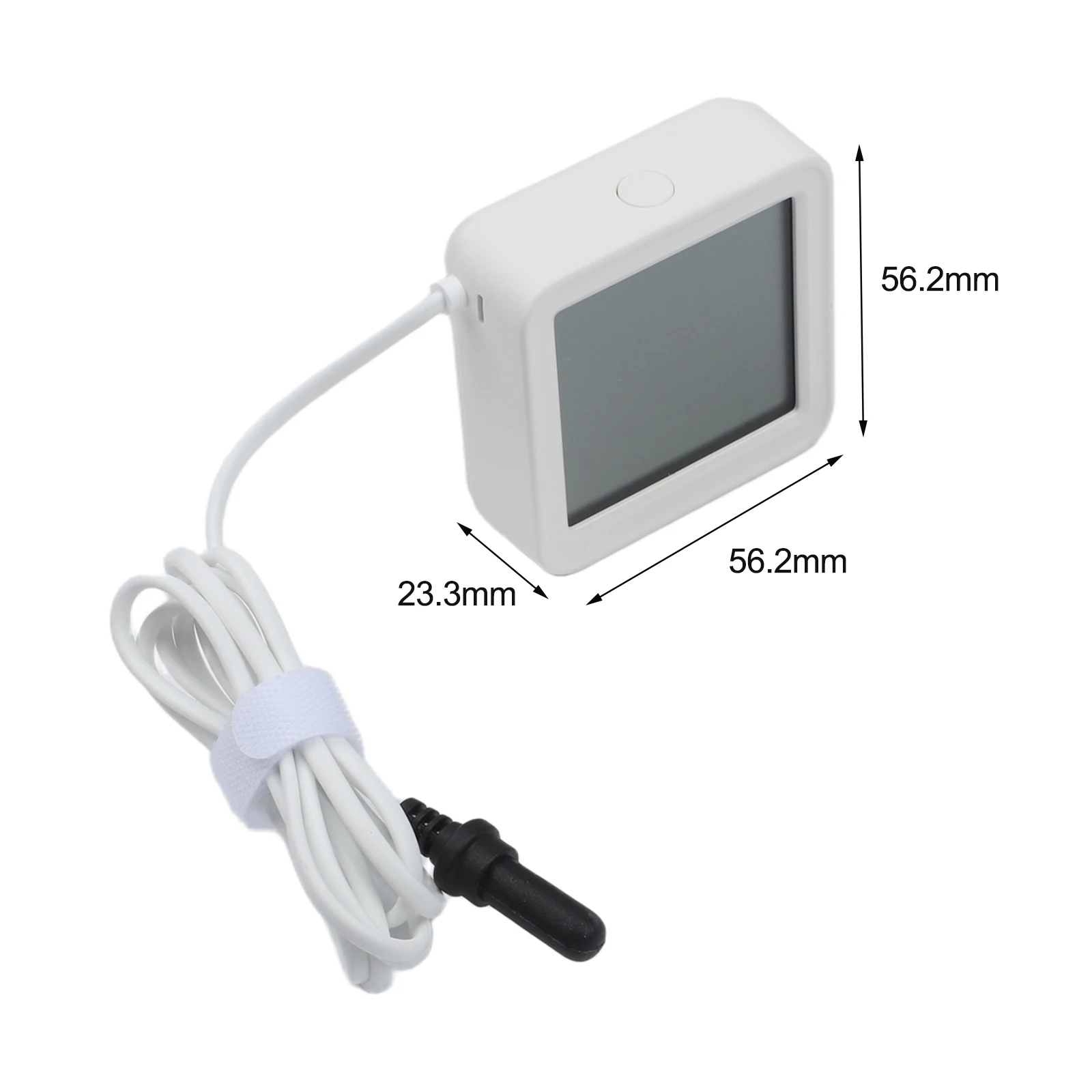 Wifi Temperature Humidity Sensor With External Probe LCD Display For Aquarium Fridge Home Hygrometer Thermometer