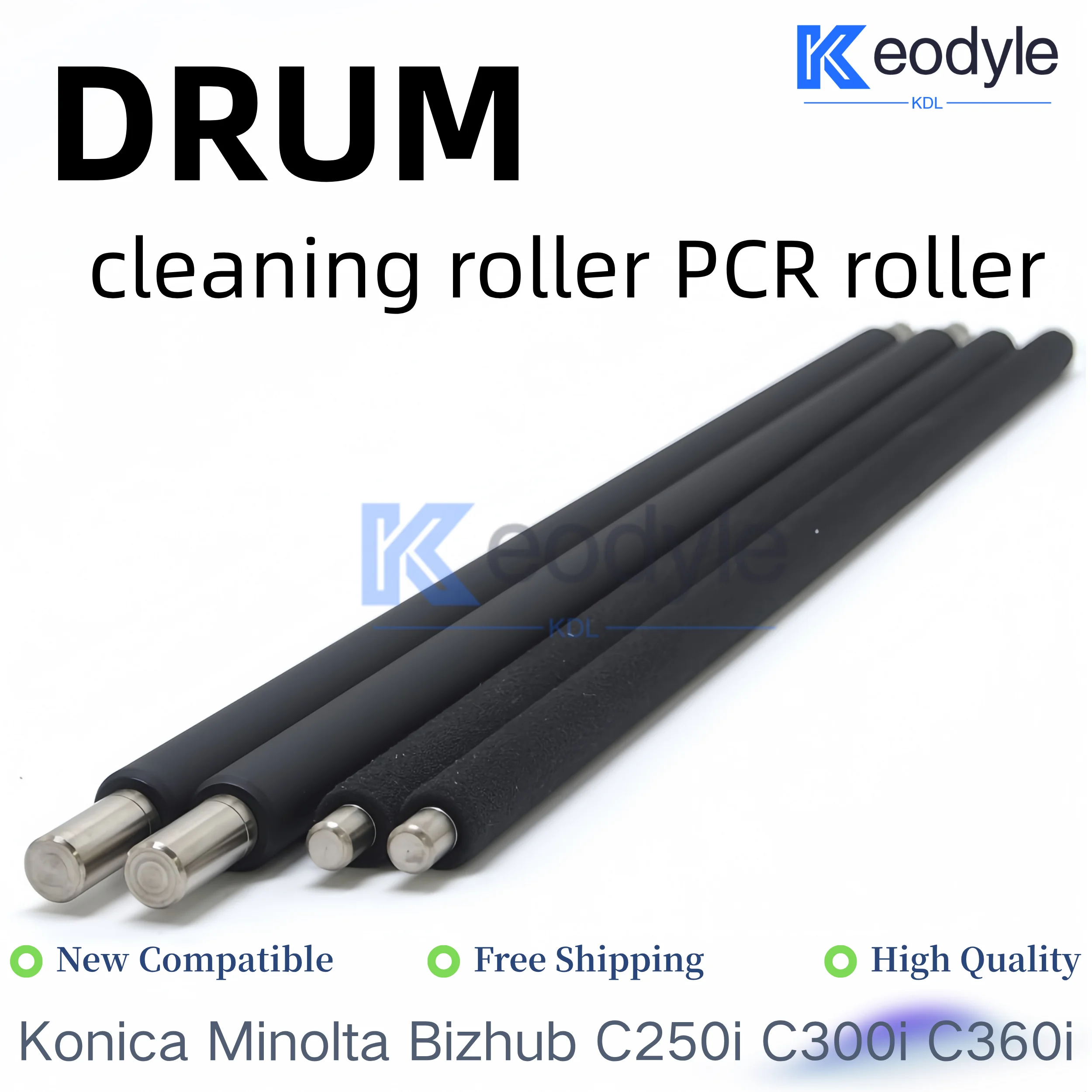 4PCS Drum Cleaning Roller PCR Charge Roller For Konica Minolta Bizhub C250i C300i C360i C251i C301i C361i C226 C287 Copier Parts