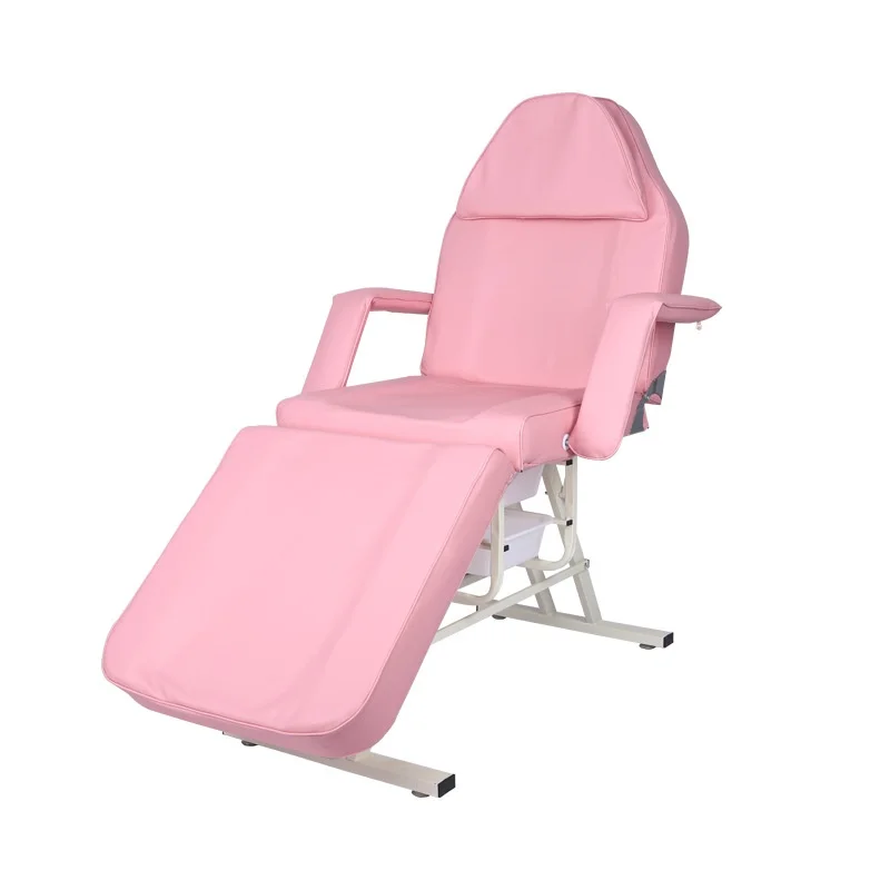 Multi-function Massage Bed Facial Chair Folding Adjustable Spa Salon Beauty Bed Tattoo Eyelash Beauty Bed/Chair with Stool