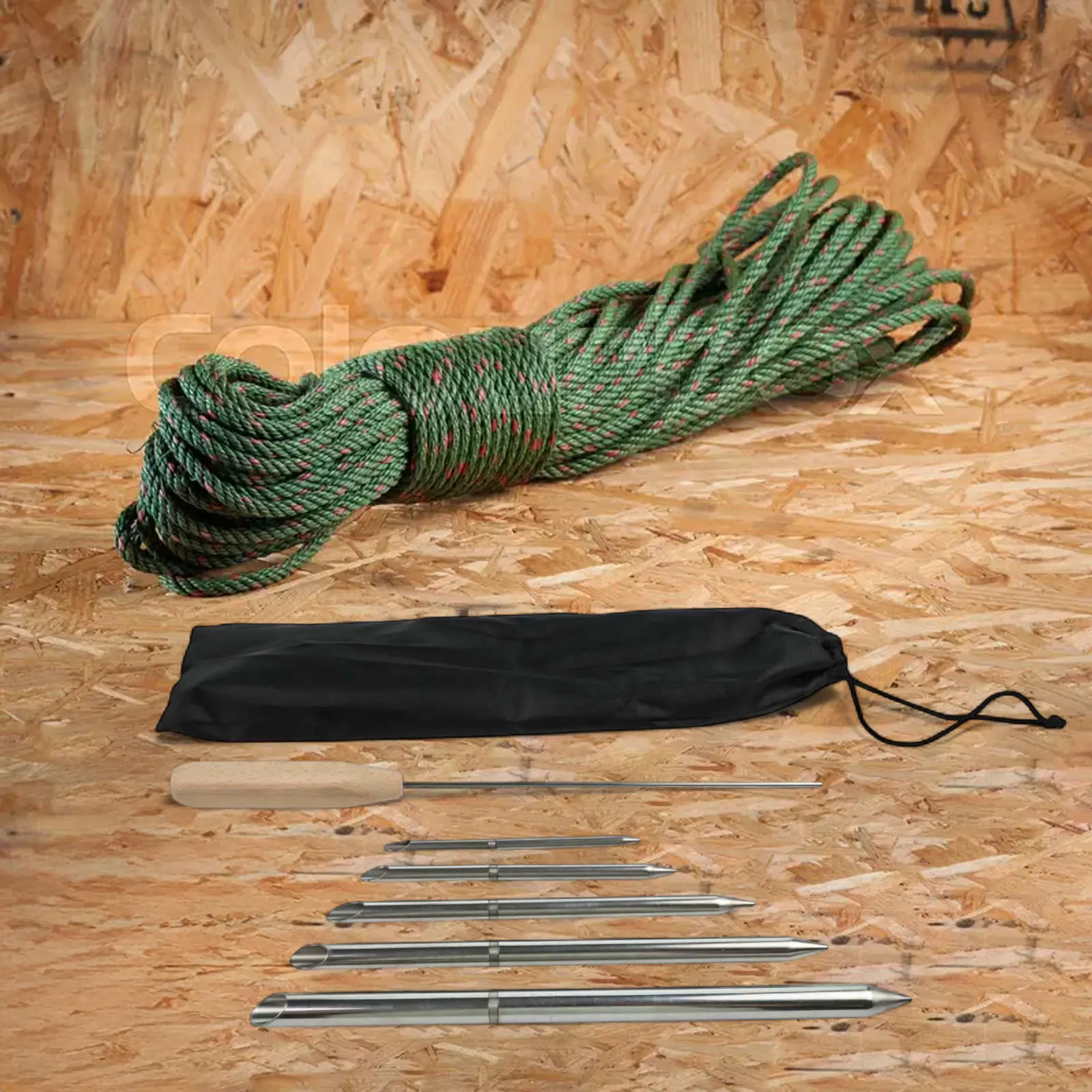 

Rigging Accessories Rope Splicing Tool Outdoor Activities Stainless Steel Construction For Winch Rope Easy Rope Connection Kit