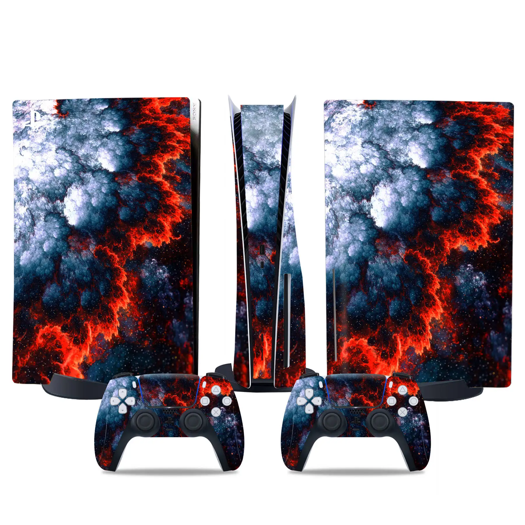 Vinyl Console Controller Sticker, Capa De Pele, Decalque Para PS5, Edição Do Disco